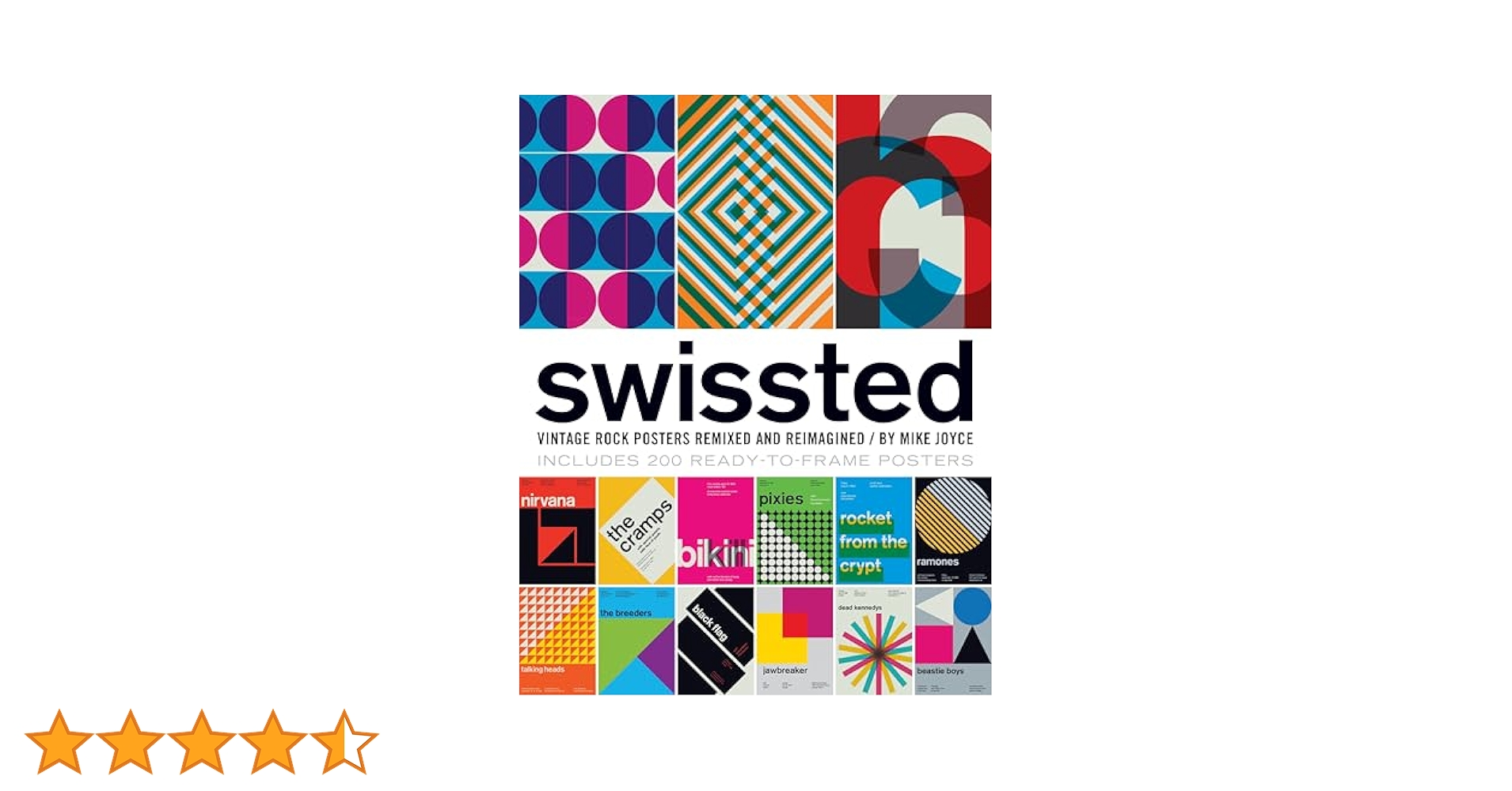 踊り子　Vintage poster Swissted: Vintage Rock Posters Remixed and Reimagined: Joyce